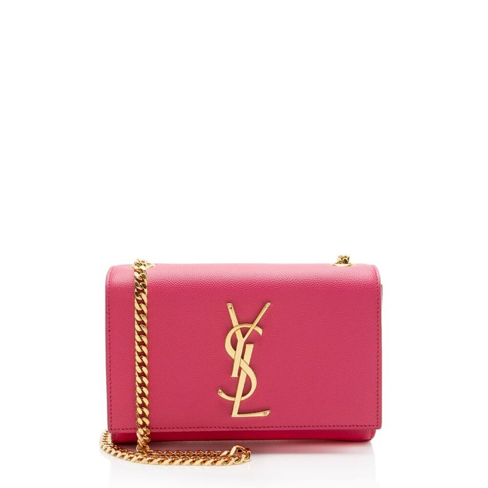 Saint Laurent Grain de Poudre Monogram Kate Small Shoulder Bag